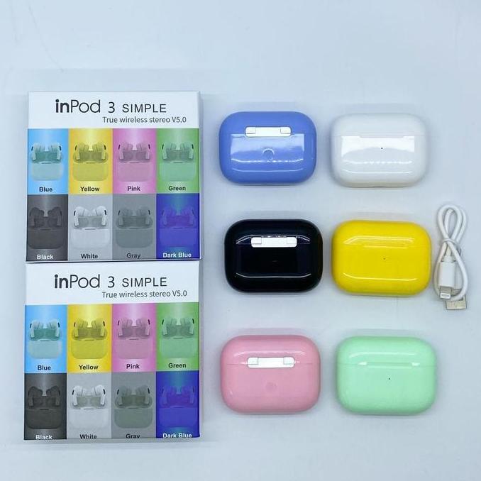 Inpods 3 Simple Macaron Headset Bluetooth Bisa Rename Inpods 12