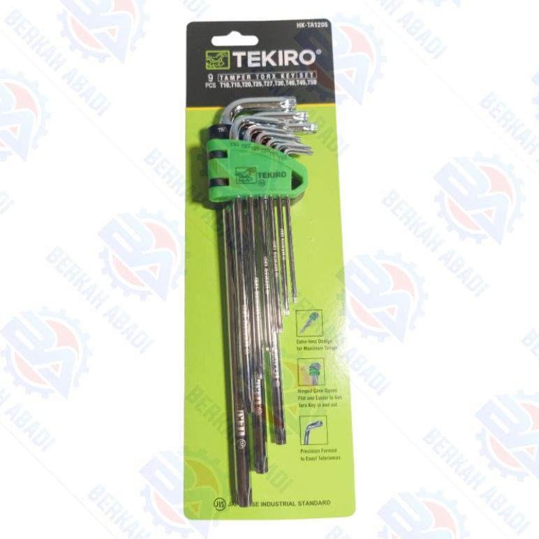 Kunci L Bintang Lubang Tekiro Set 9pcs {HK-TA1206}