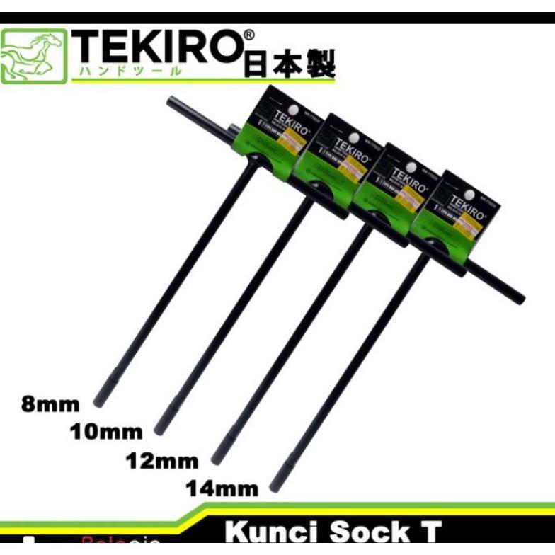 PAKET 1 SET TEKIRO KUNCI T/ ORIGINAL 1 SET ukuran 8mm,10mm,12mm,14mm TEKIRO