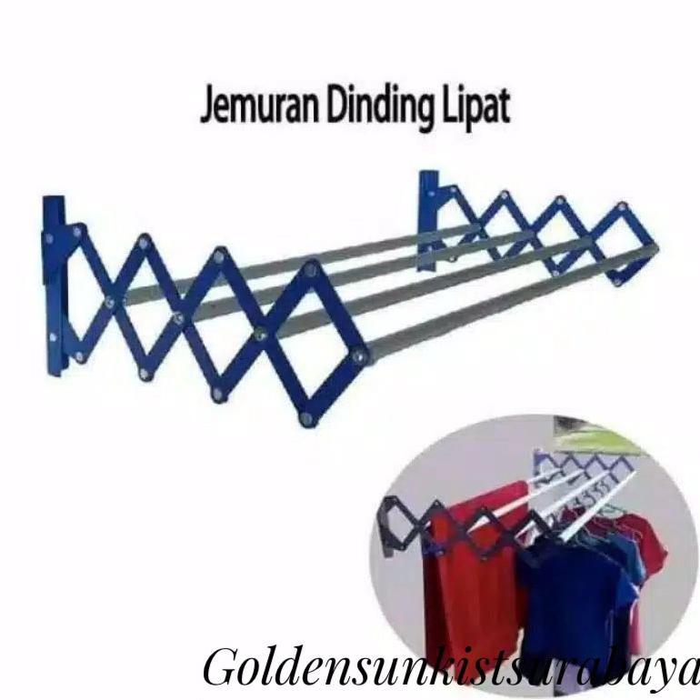 jemuran lipat dinding / jemuran portable