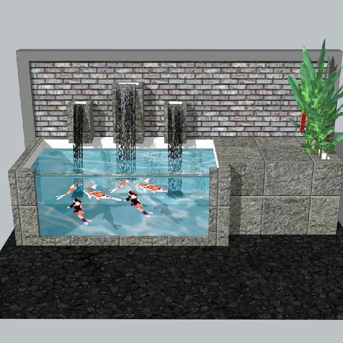 KOLAM IKAN KOI / KOLAM IKAN MINIMALIS