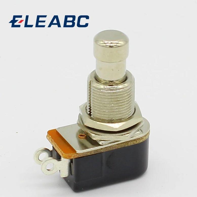 SPST Momentary Soft Touch Push Button Stomp Foot pedal switch Electric Guitar Switch OFF-Momentary O