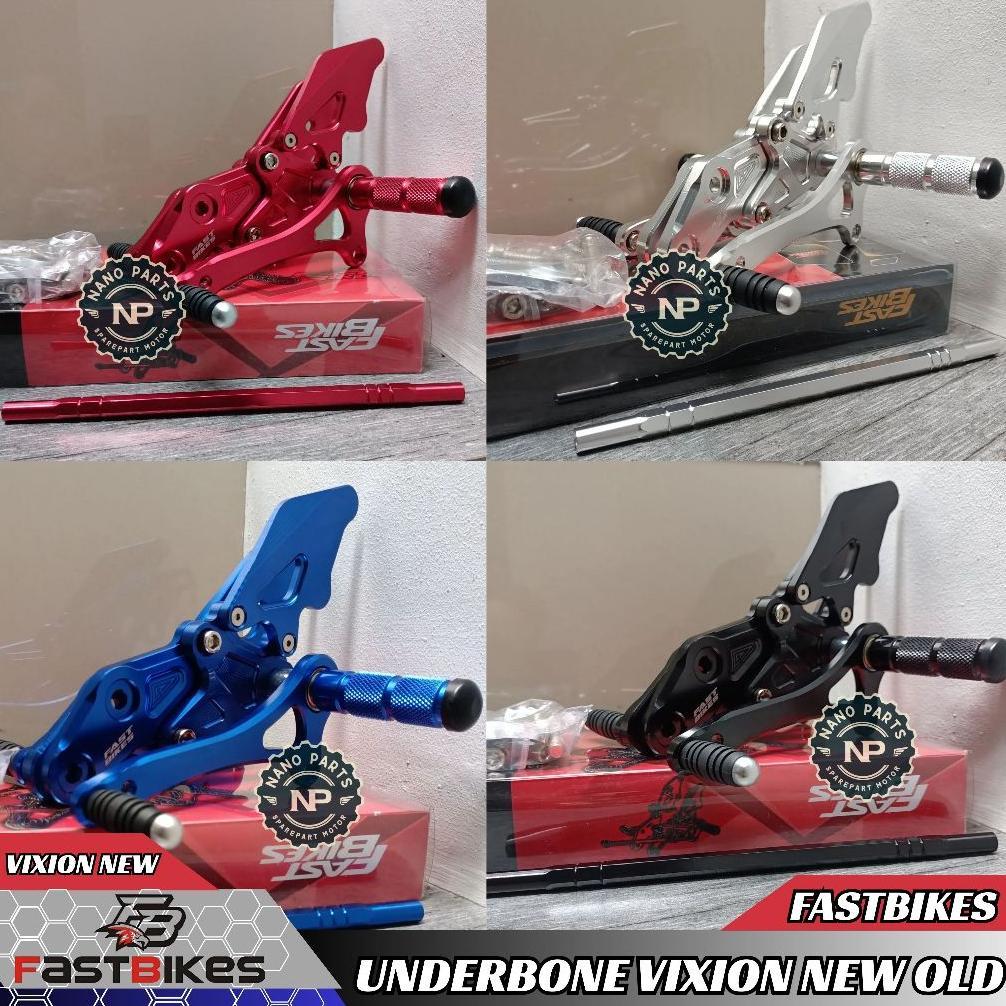 Underbone Ukir Vixion New Old NVL Full Set Plus Footstep Full CNC Fastbikes Tinggal Pasang