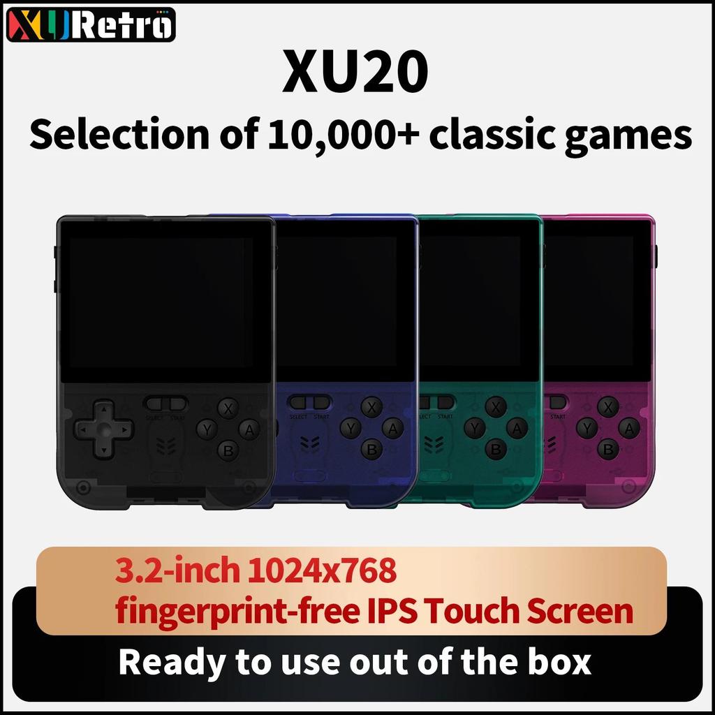 XU20 Handheld Game Console 3.2 Inch IPS Touch Screen Android Portable Retro Video Games