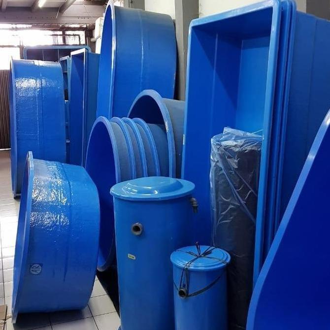 BAK FIBER OVAL UK. 125X75X50 CM KOLAM IKAN KOI KARANTINA