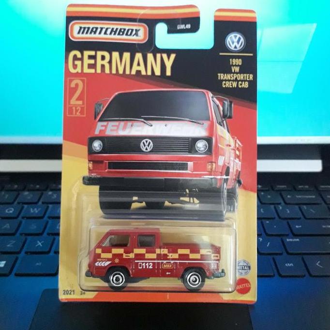 Matchbox Germany 1990 Vw Transporter Crew Cab