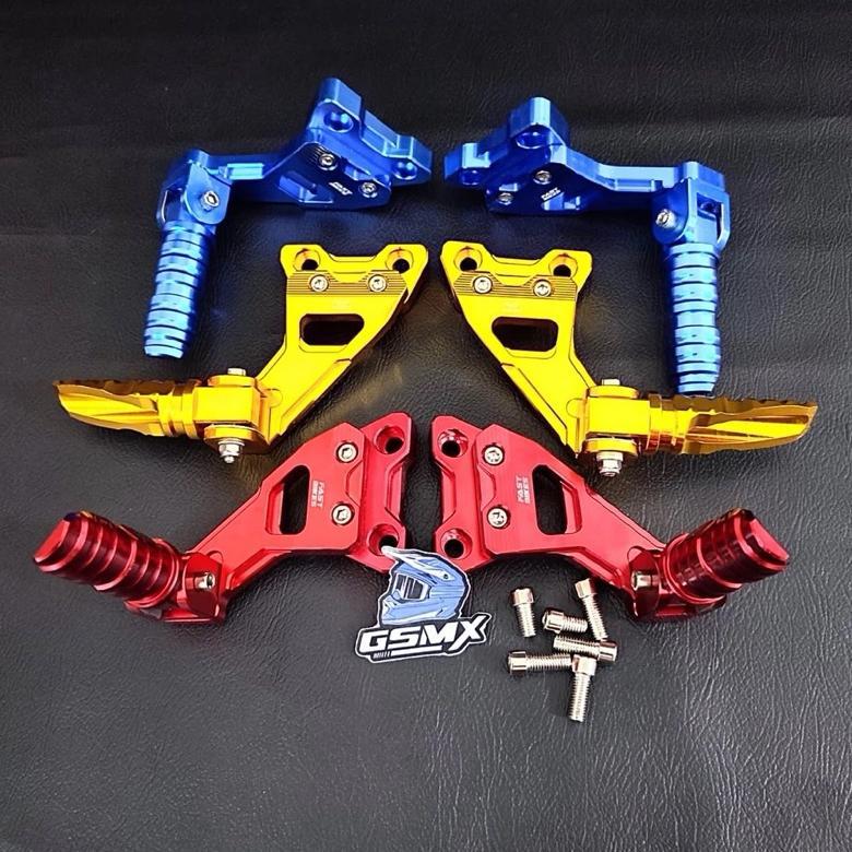 FOOTSTEP BELAKANG CNC KLX 150 DTRACKER 150 KLX BF PIJAKAN KAKI BELAKANG KLX