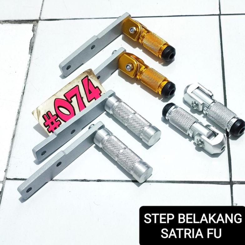 STEP BELAKANG SATRIA FU STEP BONCENGAN SATRIA FU BREKET STEP SATRIA FU INJEKSI BREKET STEP JALU LIPA