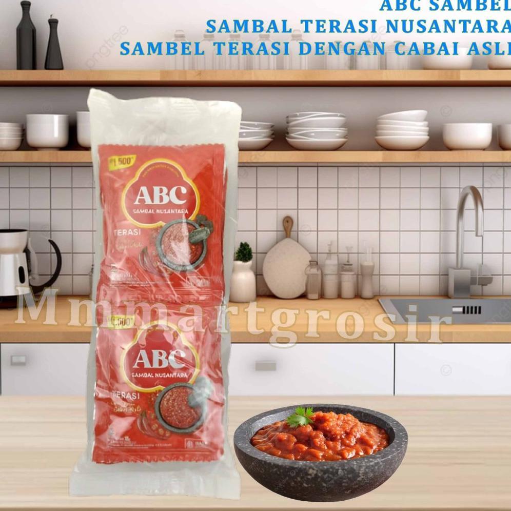 ABC Sambel / Sambal Terasi Nusantara / Sambal Terasi Cabai Asli / 1 Renceng Isi 10pcs MR02