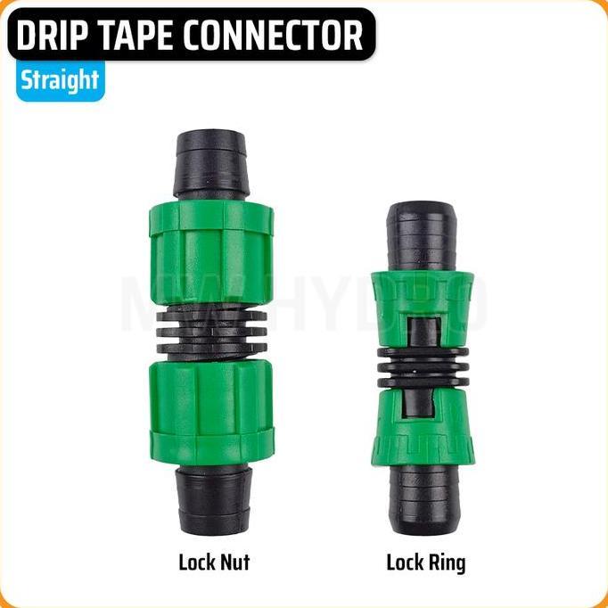 DRIP TAPE CONNECTOR - STRAIGHT JOINER | KONEKTOR SELANG DRIPTAPE IRIGASI - LURUS