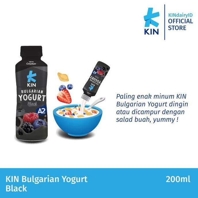 KIN BULGARIAN YOGURT BLACK (24 x 200 ML)