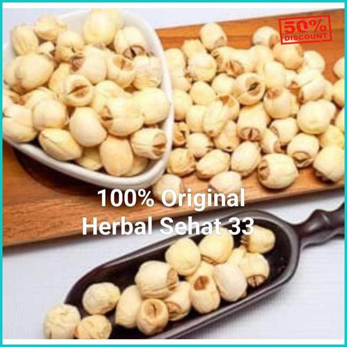 White Lotus Seed / Lian Zhi / Biji Teratai / Lianci / Lian Ci 1000Gr Original