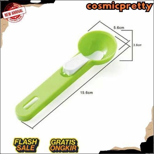 Sendok Scoop Ice Cream Buah Plastik Bebas ongkir