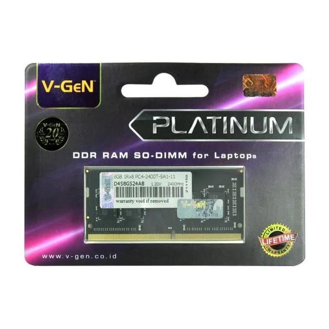 RAM SODIMM ( RAM LAPTOP) VGEN PLATINUM 8GB 2400/2666/3200Mhz DDR4