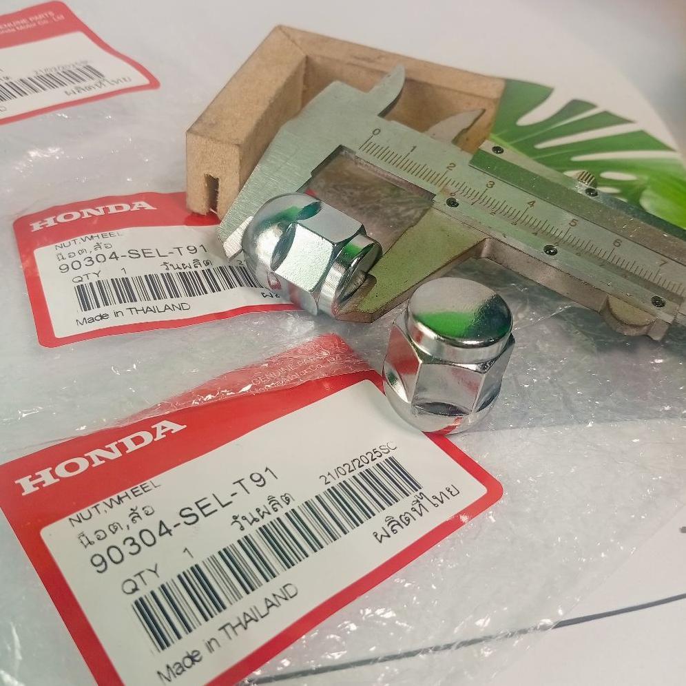 Mur Roda Nut Wheel Velg Kunci 19 ORI Honda 90304-SEL-T91 Honda Jazz Gd3 Ge8 Gk5 Brio City Gd8 Gm2 Gm