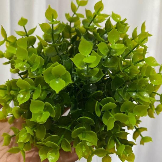 Daun Artificial Bulat Hiasan Bentuk Daun