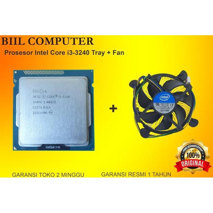 Prosesor Intel Core i3-3240 Tray + Fan