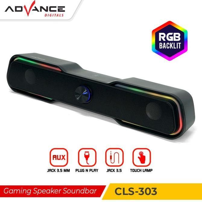 Speaker Gaming Advance CLS 303 Soundbar