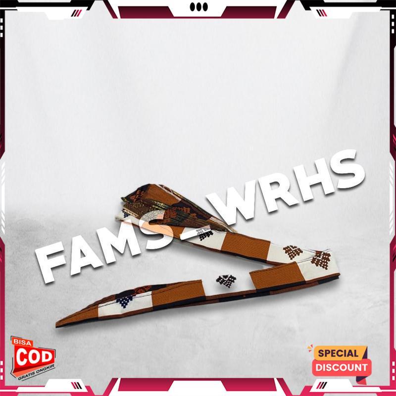 Udeng Bali Batik Motif Polos Udeng Instan Siap Pakai Bagus