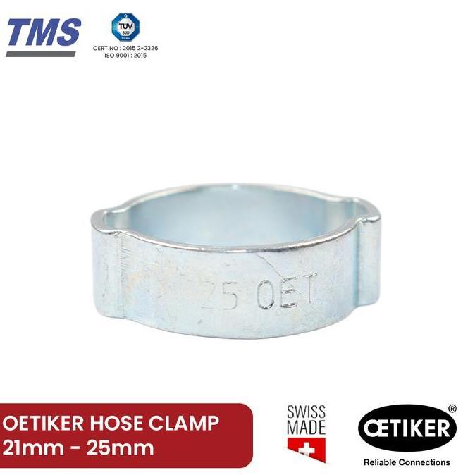 LOWARY Klem Selang Oetiker Hose Clamp 2 Ear 21mm - 25mm ORIGINAL