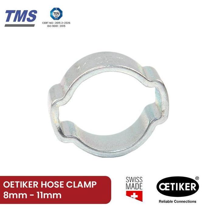 LOWARY Klem Selang Oetiker Hose Clamp 2 Ear 8mm - 11mm Original