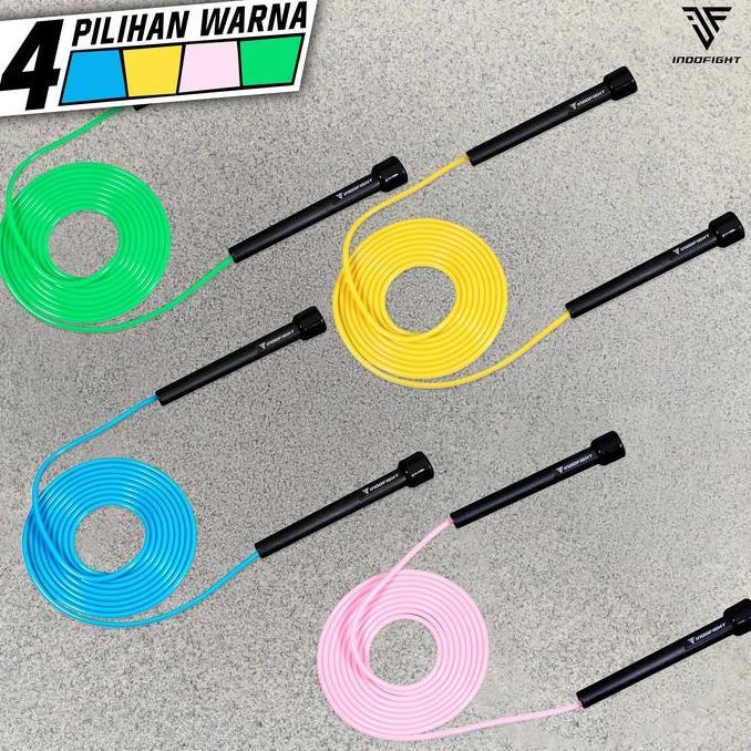 Skiping Olahraga Jump Rope Skipping Rope Indofight Tali Skiping Lompat Skipping Olahraga Lompat Tali