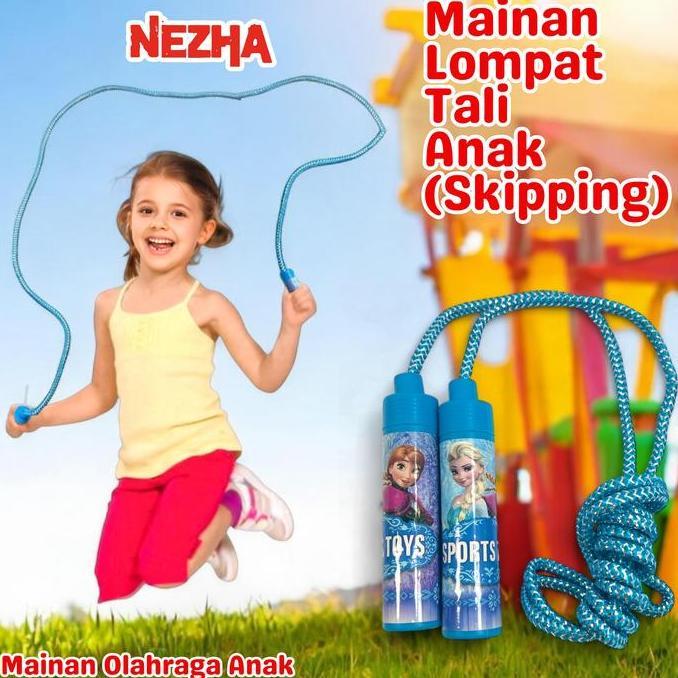 Mainan Anak Lompat Tali Skipping Rope Karakter Frozen Sport Toys