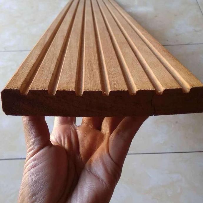 Decking bengkirai jumbo / papan bengkirai / pagar kayu outdoor Promo