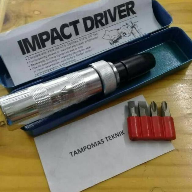 Obeng Ketok Set Vessel 2500 Obeng Getok Bonus Mata Obeng Ketok Box Besi Impact Driver Set