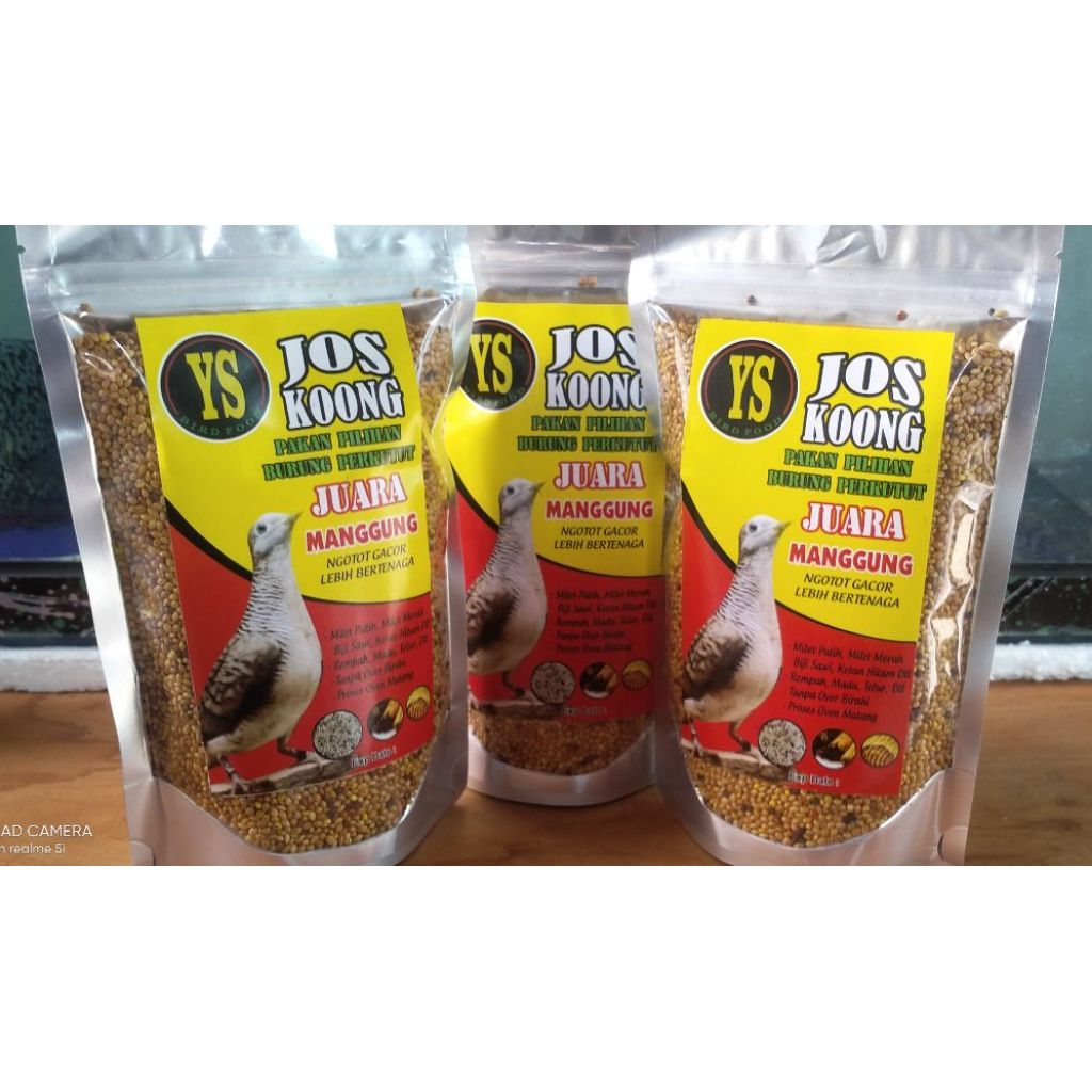 pakan burung perkutut berkualitas beraroma herbal