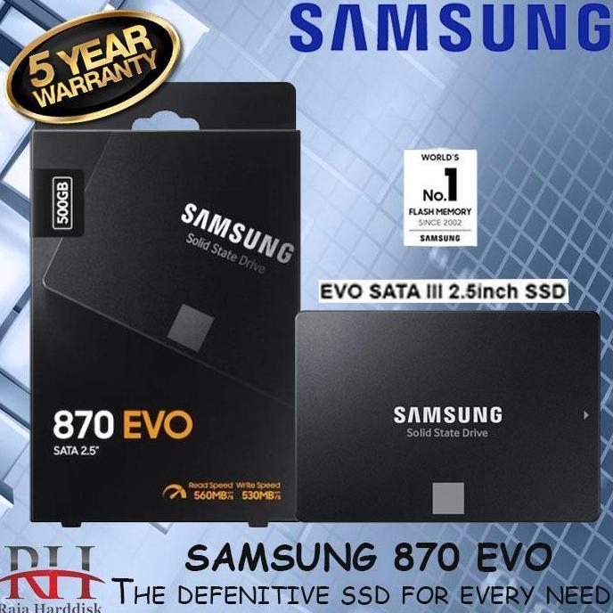 Samsung V-NAND SSD 870 EVO 500GB / 870EVO 500 GB / Garansi Resmi