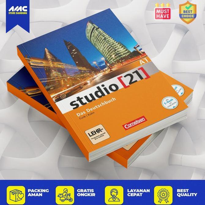 Buku Belajar Bahasa Jerman Studio 21 A1 A2 B1 Kursbuch & Ubungsbuch buku bahasa
