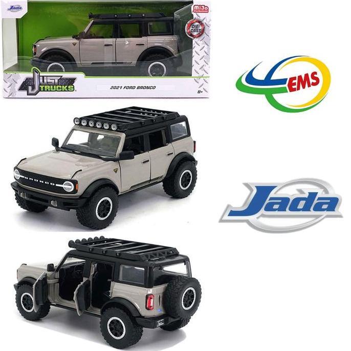 34288 - JADA 1/24 2021 Ford Bronco Off Road 44 Grey