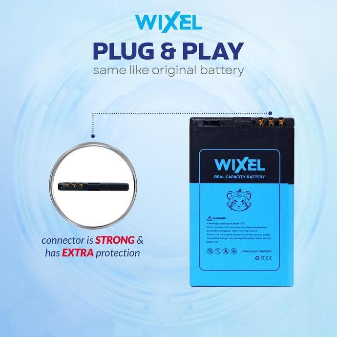 WIXEL Baterai BL-4U E66 E75 3120C 3120 Classic 5330 5530 XpressMusic 5730 6212 6600 Slide 6600i 8800