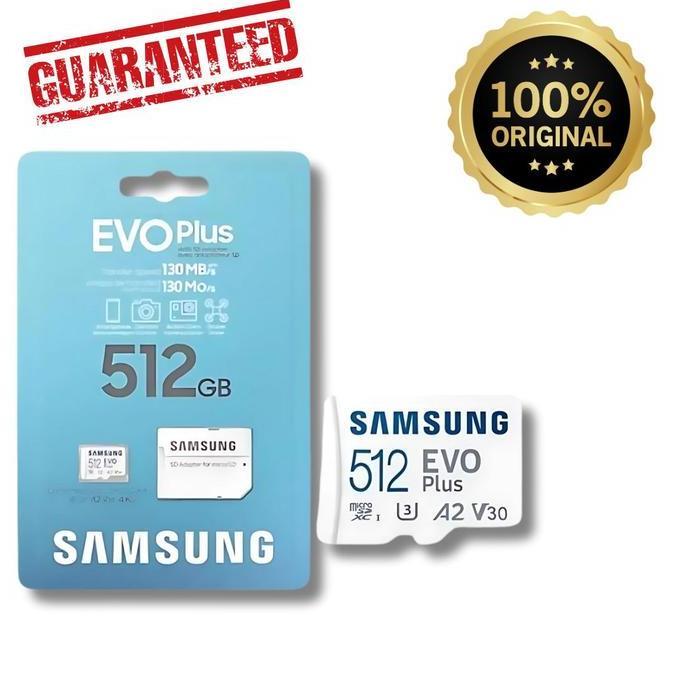MicroSD Micro SD MicroSDXC Memory Card 512GB 512 gb EVO Plus Samsung
