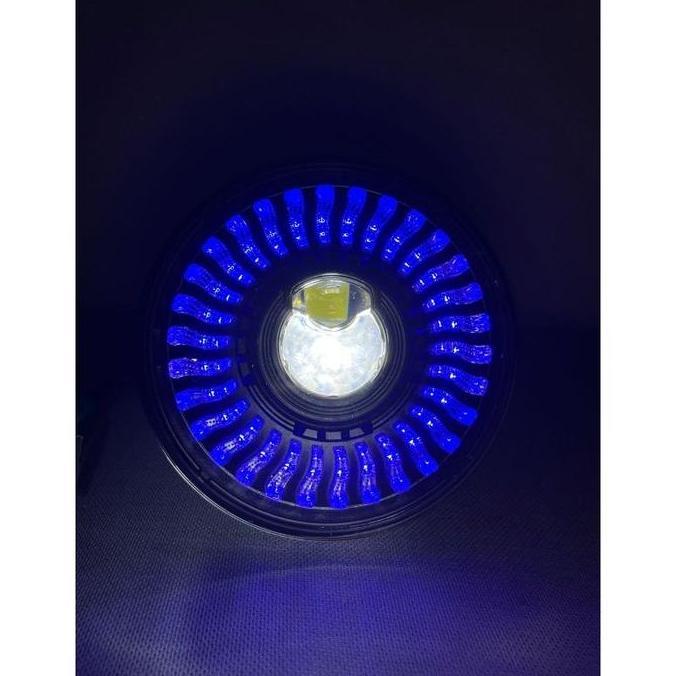 Headlamp Led C950 Bulat 7 inch Senja Kembang