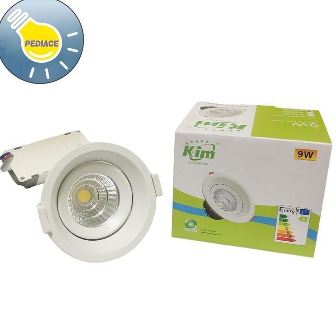 Lampu Plafon LED Downlight 9W KIM COB 9 Watt Inbow Cahaya Putih 6500K