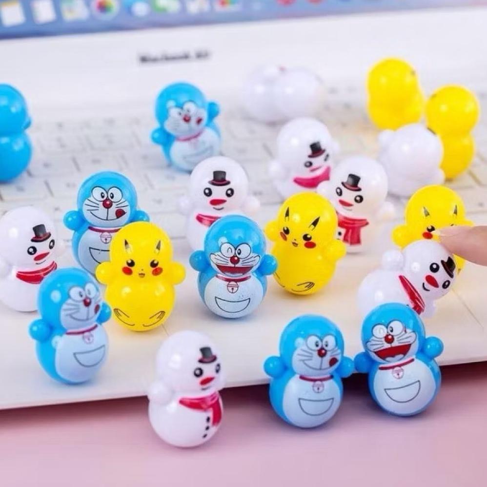 NEW mainan doraemon Mainan Anak Boneka Goyang Tumbler Mini Stress Relief Toy