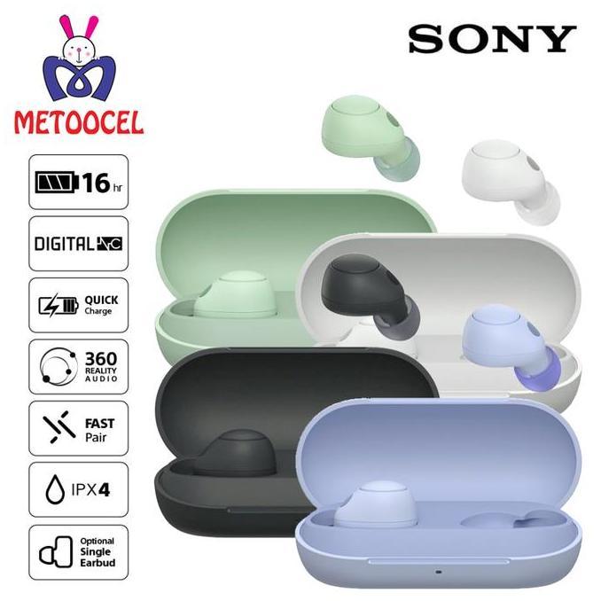 Promo SONY WF-C700N Headset Bluetooth Noice Cancelling TWS 5.2 IPX4 16 Jam True Wireless Earbuds Dis
