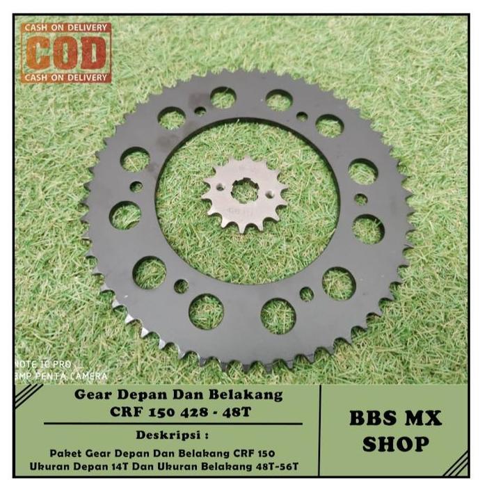 Gear Depan dan Belakang CRF 14T- 48T