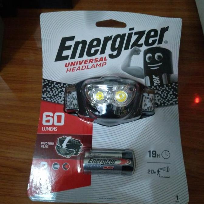 TERBARU - Headlamp energizer 3 LED