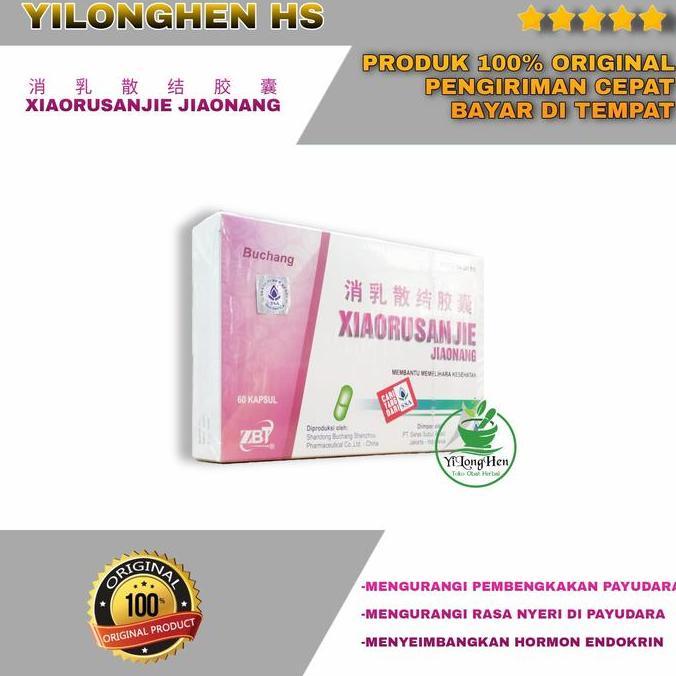 Buchang Xiaorusanjie Jiaonang Kapsul Obat Kelenjar Payudara