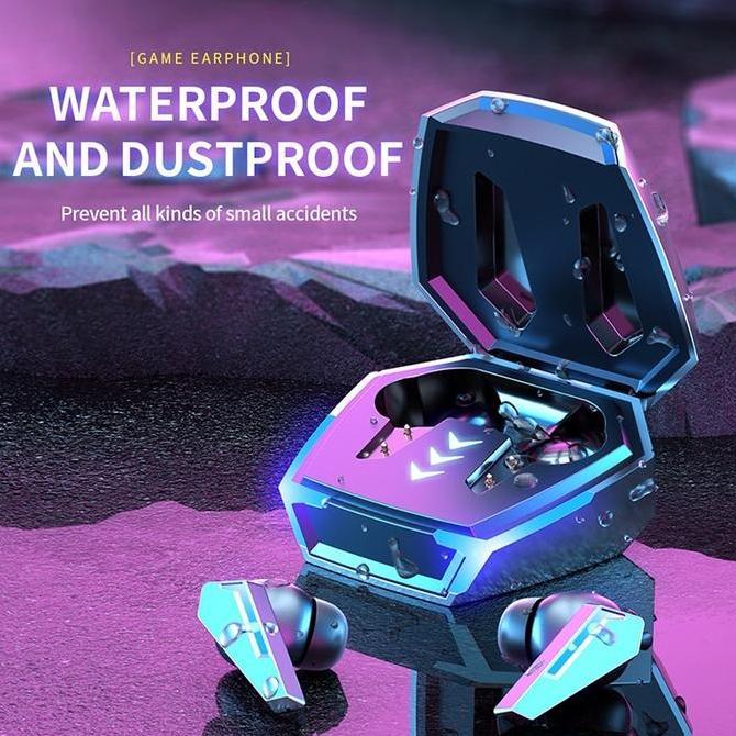 Promo M10 TWS Game Bluetooth Earphones Wireless Headphones TWS Stereo Bass Menyentuh Mikrofon Earbud