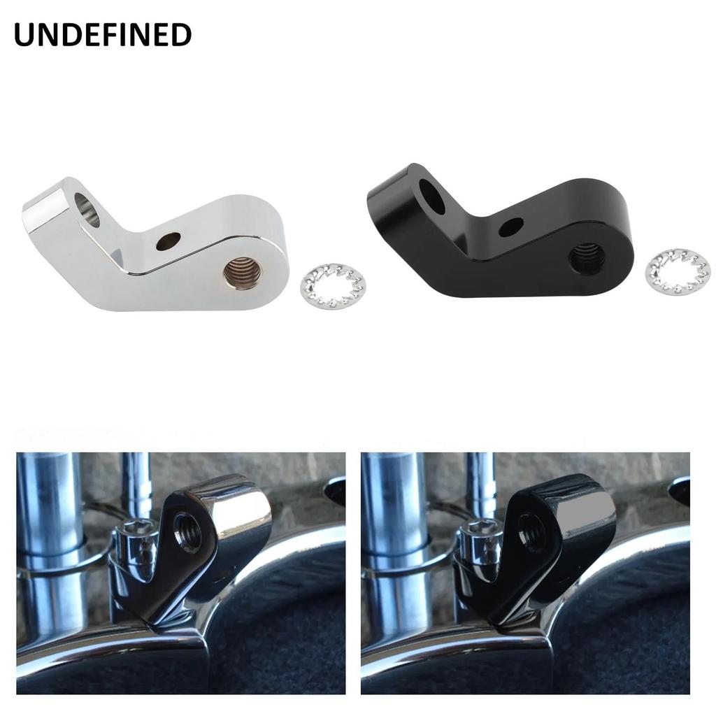 Motorcycle Extended Headlight Mount Extended Aluminum Headlamp Bracket for Harley Softail Springer B