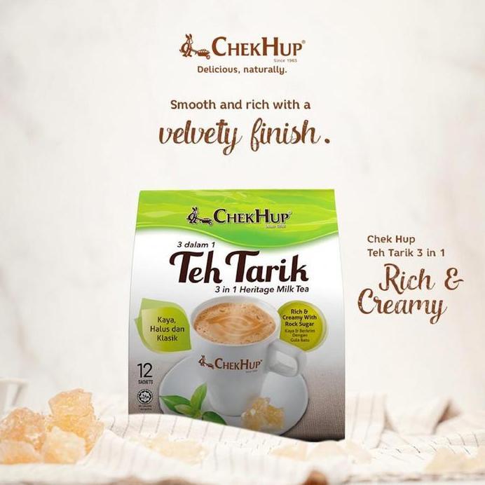 Chek Hup Teh Tarik 3in1 Rich Creamy / Chek Hup Teh Tarik murah