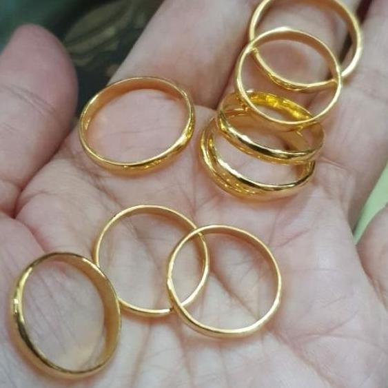 cincin emas asli 24 karat 2 gram / cincin kawin emas asli 24k