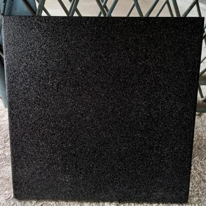 KERAMIK LANTAI GARASI 40X40 KASAR ABU HITAM PUTIH GARIS BINTIK GRANITO