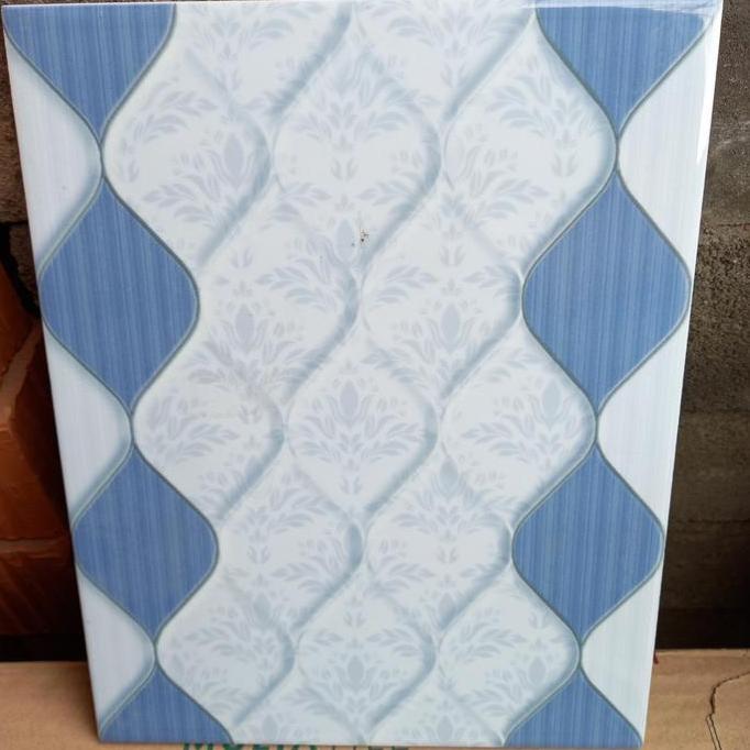 KERAMIK 20X25 BIRU MOTIF/ KERAMIK 20X25 BIRU MOTIF 2