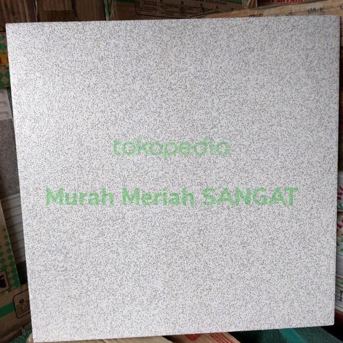 KERAMIK LANTAI GARASI 40X40 KASAR ABU MUDA GRANITO BINTIK