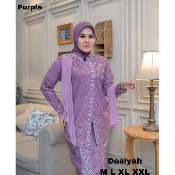 Realpict slendang tille Dasiyah//kebaya tille wisuda//kebaya seragaman pesta//kebaya modern Dress  P